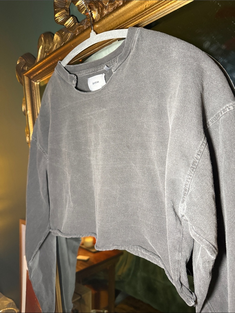 Joah Brown Soho Long Sleeve in Washed Black - Picture 5 of 7